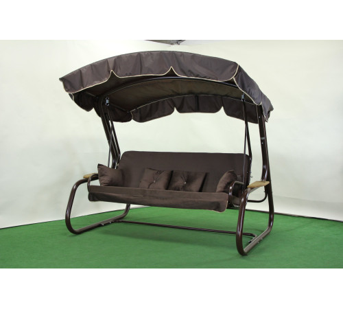 Садова гойдалка GreenGard Аланія Solo, коричнева