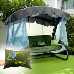 Садова гойдалка GreenGard 095 FREEDOM, зелена