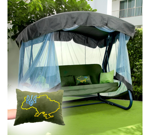 Садова гойдалка GreenGard FREEDOM, зелена