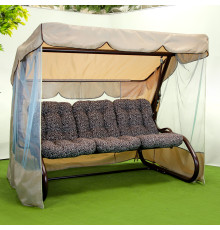 Садова гойдалка GreenGard Барна, коричнево-бежева