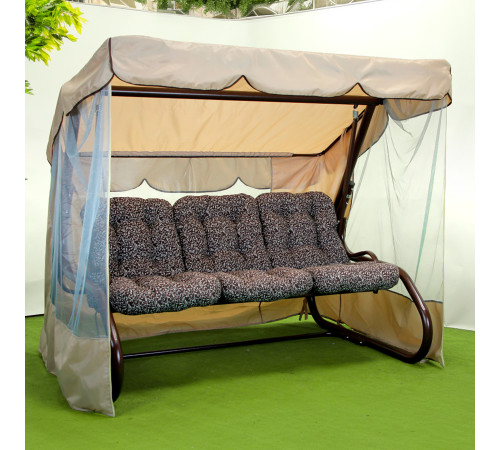 Садова гойдалка GreenGard 030 Барна, коричнево-бежева