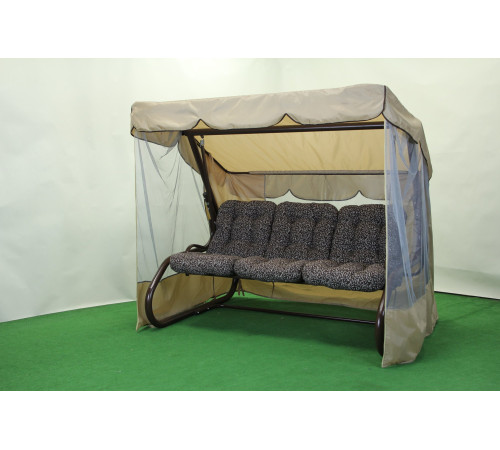 Садова гойдалка GreenGard 030 Барна, коричнево-бежева