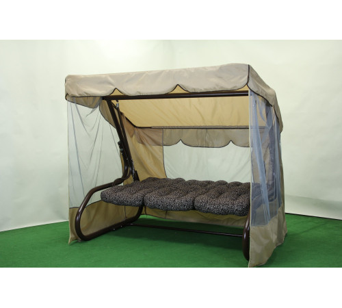 Садова гойдалка GreenGard 030 Барна, коричнево-бежева