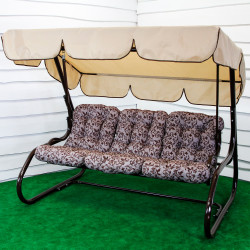 Садова гойдалка GreenGard 011 Бренда, коричнево-бежева