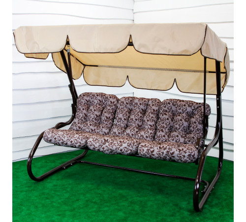 Садова гойдалка GreenGard Бренда, коричнево-бежева