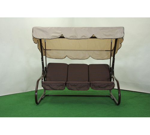 Садова гойдалка GreenGard 009 Бренда, коричнево-бежева