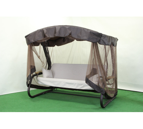 Садова гойдалка GreenGard Домініка Solo, коричнево-бежева