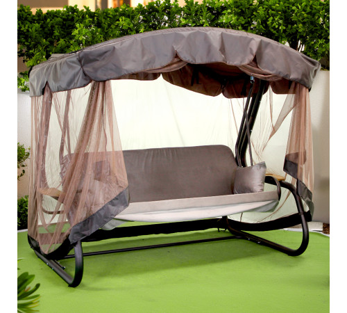 Садова гойдалка GreenGard Домініка Solo, коричнева