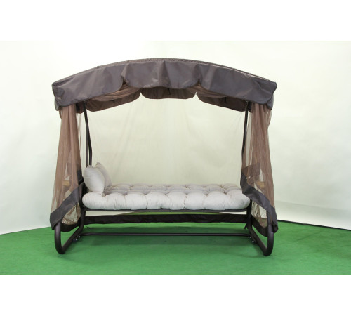 Садова гойдалка GreenGard Домініка Air, коричнева