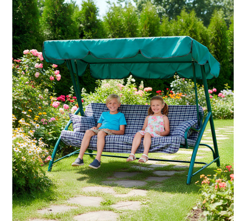 Садова гойдалка GreenGard Елегія, зелена