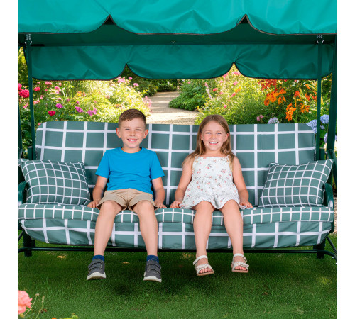 Садова гойдалка GreenGard Елегія, зелена