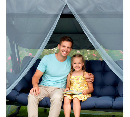 Садова гойдалка GreenGard 038 Мішель, синя