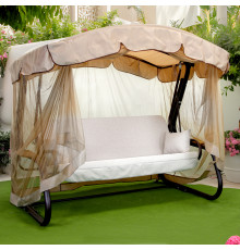 Садова гойдалка GreenGard Камалія Solo, бежева