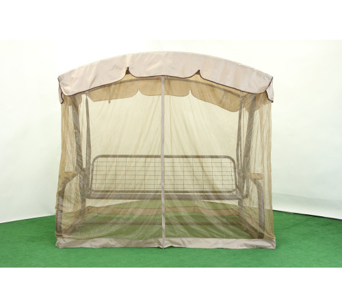 Садова гойдалка GreenGard Камалія Solo, коричнево-бежева