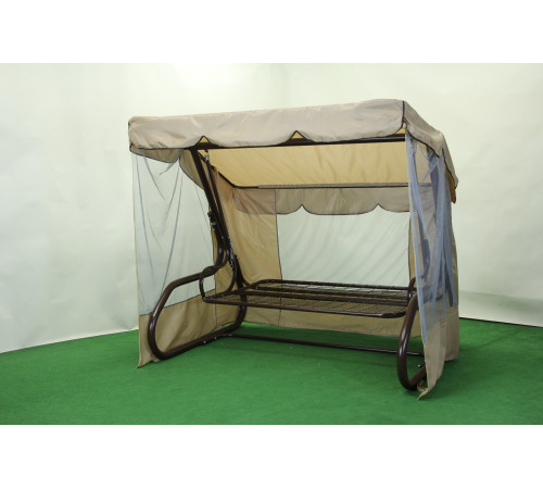 Садова гойдалка GreenGard Брауні, коричнево-бежева