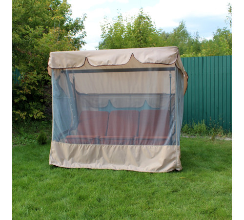 Садова гойдалка GreenGard Брауні, коричнево-бежева