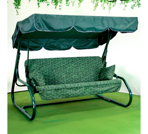 Садова гойдалка GreenGard Мальта Solo, зелена