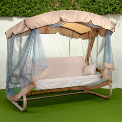 Садова гойдалка GreenGard 045 Валенсія Solo, бежева