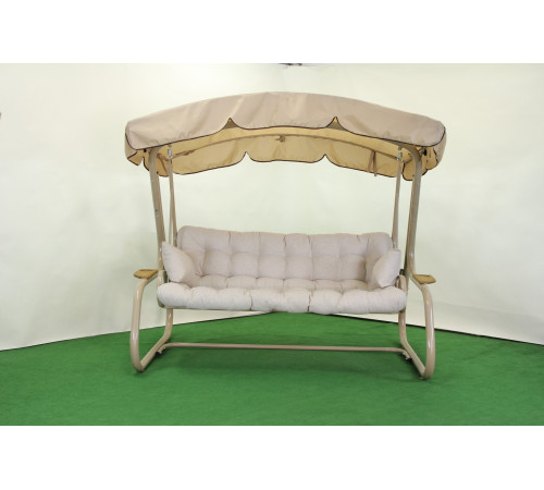 Садова гойдалка GreenGard Валенсія Air, бежева