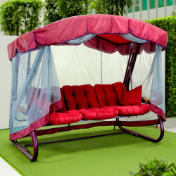 Садова гойдалка GreenGard Марсала, бордова