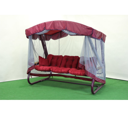 Садова гойдалка GreenGard Марсала, бордова