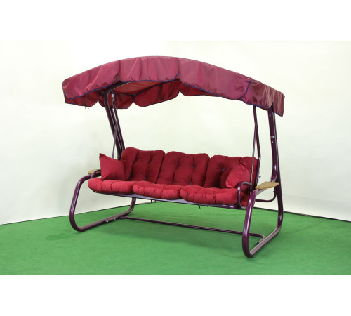 Садова гойдалка GreenGard Марсала, бордова