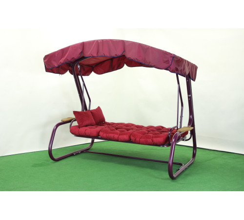 Садова гойдалка GreenGard Марсала, бордова