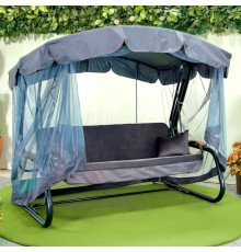 Садова гойдалка GreenGard Граф Solo, сіра