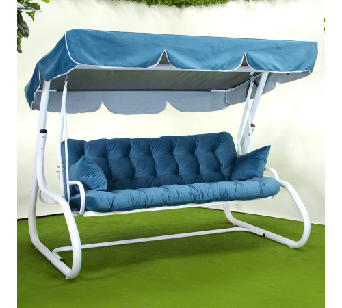 Садова гойдалка GreenGard 082 Санторіні, блакитна