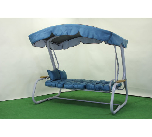 Садова гойдалка GreenGard Сивілія, блакитна