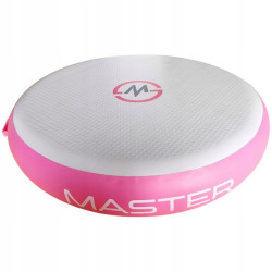 Мат гімнастичний  MASTER 100 x 20 cм, біло-рожевий