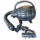 Мат гімнастичний надувний MASTER 400 x 150 x 20 cм, сіро-зелений