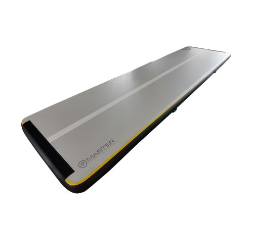 Мат гімнастичний надувний MASTER 600 x 150 x 20 см, сіро-синій