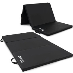 Мат гімнастичний Hop-Sport HS-095FM, 183 х 90 х 5 см, чорний