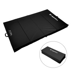 Мат гімнастичний inSPORTline Kvadfold, 200 x 120 x 5 см, чорний