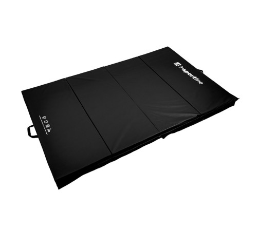 Мат гімнастичний inSPORTline Kvadfold, 200 x 120 x 5 см, чорний