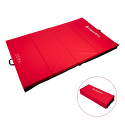 Мат гімнастичний inSPORTline Kvadfold, 200 x 120 x 5 см, червоний