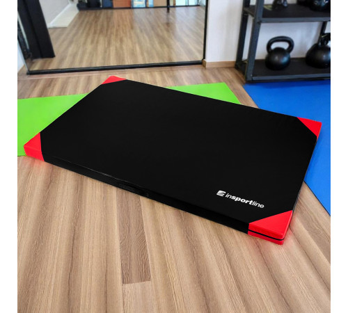 Мат гімнастичний inSPORTline Munakor T60, 200 x 120 x 10 см, чорний