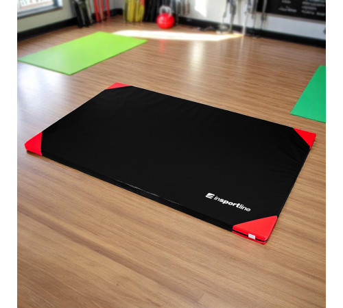 Мат гімнастичний inSPORTline Munakor T60, 200 x 120 x 10 см, чорний