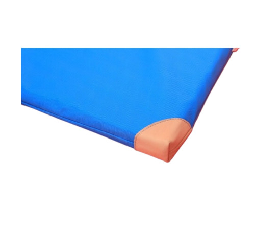 Мат гімнастичний двосторонній Polanik MGP80-215-S, 200 х 100 х 5 см, синій