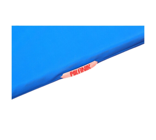 Мат гімнастичний двосторонній Polanik MGP80-215-S, 200 х 100 х 5 см, синій