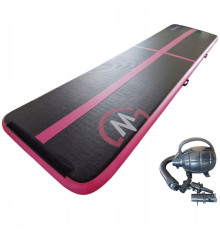 AirTrack Dmuchana Mata Gimnastyczna MASTER 500 x 100 x 10 cm Black-Pink