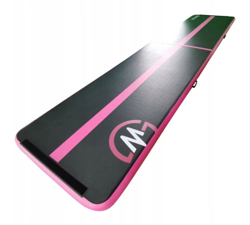 AirTrack Dmuchana Mata Gimnastyczna MASTER 500 x 100 x 10 cm Black-Pink