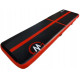 Мат гімнастичний надувний MASTER, 400 x 100 x 20 см, чорно-червоний