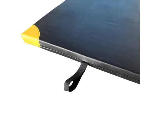 Materac Do Ćwiczeń Składany 3-Częściowy MASTER PE 200x120x5 cm Czarny
