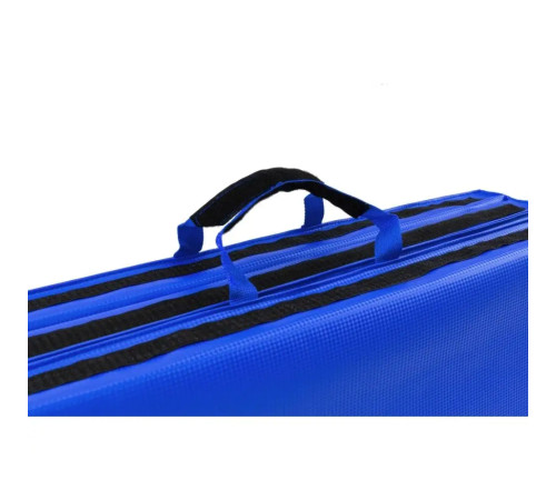 Мат гімнастичний Hop-Sport HS-065FM, 180 х 60,5 х 5 см, синій