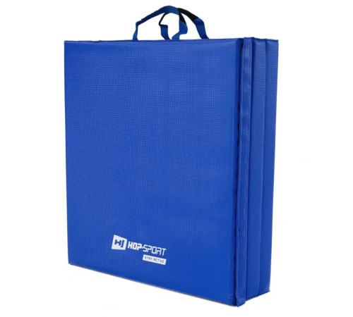 Мат гімнастичний Hop-Sport HS-065FM, 180 х 60,5 х 5 см, синій