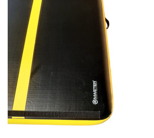 Мат гімнастичний MASTER 400 x 150 x 20 см, чорно-жовта