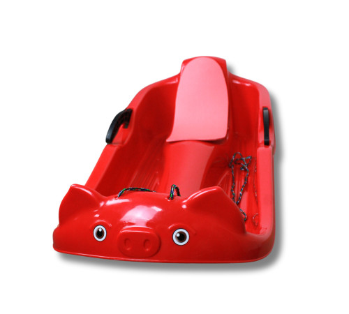 Санки пластикові з гальмами Prime Sport Snow Rider червоні