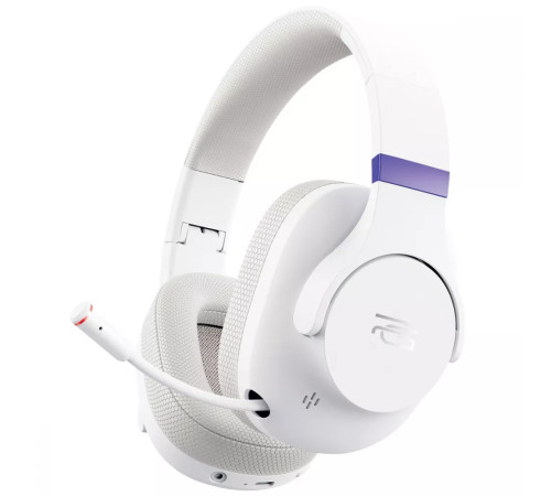 Навушникик ігрові бездротові Proove Gaming Glimmer APP біло-фіолетові